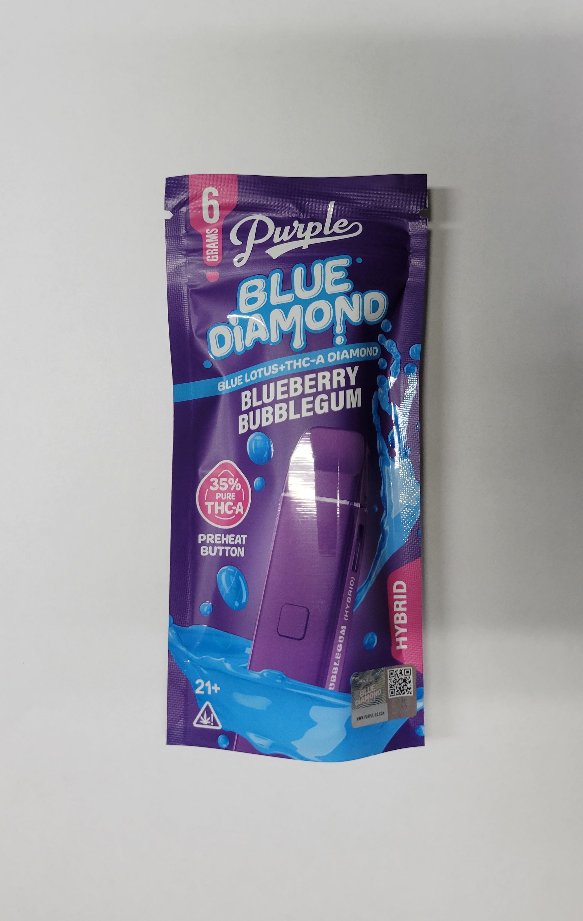 "Purple" blue diamond 6g disposable - Landmark Cbd